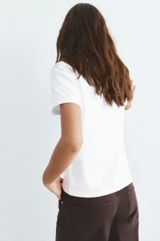 T-shirt a maniche corte in 100% cotone