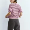 T-shirt a maniche lunghe a righe T-shirt a maniche lunghe a righe