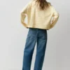 T-shirt a maniche lunghe a righe T-shirt a maniche lunghe a righe