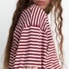 T-shirt a maniche lunghe a righe T-shirt a maniche lunghe a righe