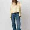 T-shirt a maniche lunghe a righe T-shirt a maniche lunghe a righe