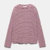 T-shirt a maniche lunghe a righe T-shirt a maniche lunghe a righe
