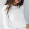 T-shirt a maniche lunghe aderente T-shirt a maniche lunghe aderente