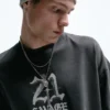 T-shirt a maniche lunghe con doppio manico 21 Savage T-shirt a maniche lunghe con doppio manico 21 Savage