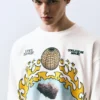 T-shirt a maniche lunghe con stampa grafica T-shirt a maniche lunghe con stampa grafica