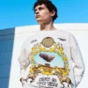 T-shirt a maniche lunghe con stampa grafica T-shirt a maniche lunghe con stampa grafica