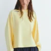 T-shirt a maniche lunghe gialla T-shirt a maniche lunghe gialla