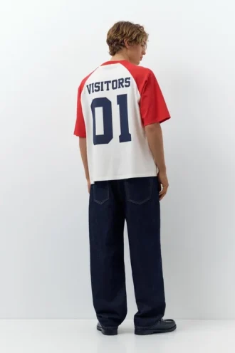 T-shirt a maniche raglan Visitors