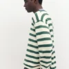 T-shirt a righe in maglia T-shirt a righe in maglia