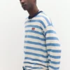 T-shirt a righe in maglia T-shirt a righe in maglia