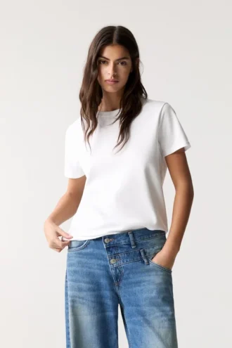 T-shirt basic a maniche corte
