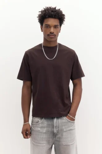 T-shirt basic in cotone a maniche corte