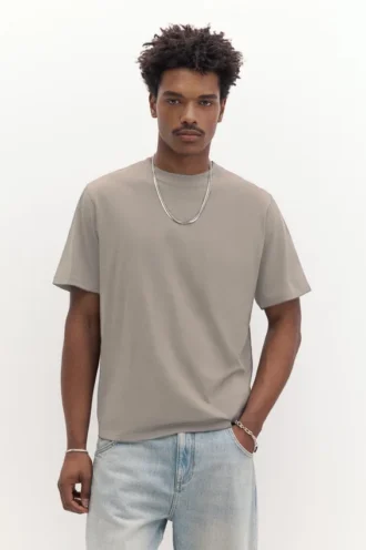 T-shirt basic in cotone a maniche corte