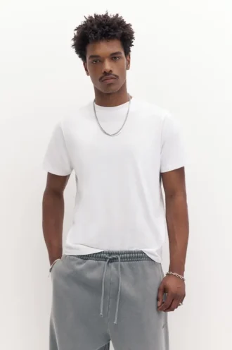 T-shirt basic in cotone a maniche corte