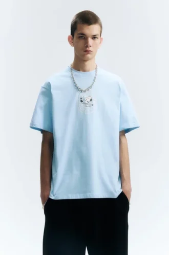 T-shirt blu Peanuts