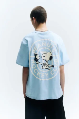 T-shirt blu Peanuts