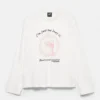 T-shirt con grafica gatto T-shirt con grafica gatto