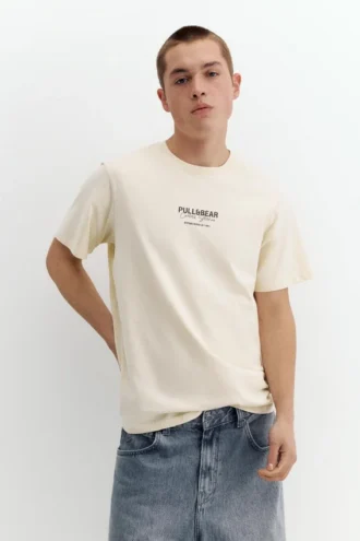 T-shirt con logo ricamato