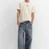 T-shirt con logo ricamato T-shirt con logo ricamato
