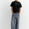 T-shirt con logo ricamato T-shirt con logo ricamato