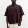 T-shirt corta a maniche corte T-shirt corta a maniche corte