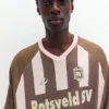 T-shirt da football Amsterdam a righe T-shirt da football Amsterdam a righe