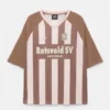 T-shirt da football Amsterdam a righe T-shirt da football Amsterdam a righe