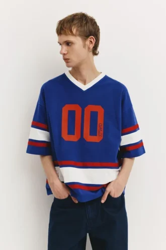 T-shirt da hockey con pannello STWD