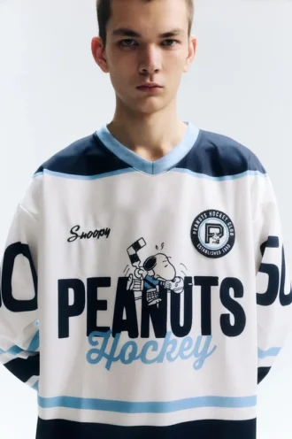 T-shirt da hockey Peanuts