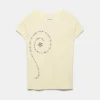 T-shirt gialla con borchie T-shirt gialla con borchie