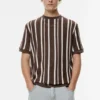 T-shirt in maglia a pannelli T-shirt in maglia a pannelli