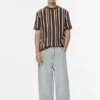 T-shirt in maglia a pannelli T-shirt in maglia a pannelli