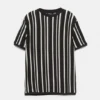 T-shirt in maglia a pannelli T-shirt in maglia a pannelli