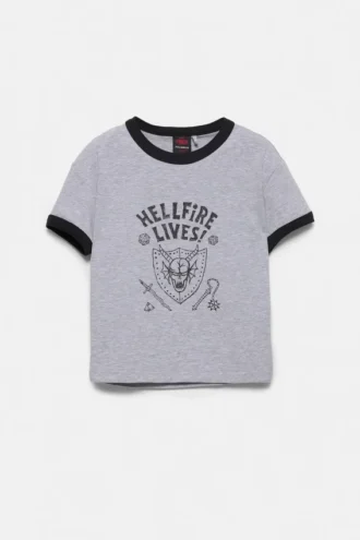 T-shirt Stranger Things Hellfire Lives