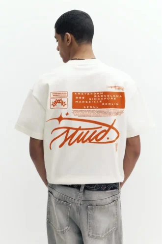 T-shirt STWD bianco