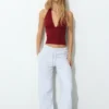Top con scollo all’americana Top con scollo all’americana