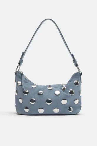 Top con spalline arricciato