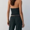 Top halter in crêpe Top halter in crêpe