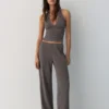 Top halter in crêpe Top halter in crêpe