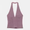 Top halter in crêpe Top halter in crêpe