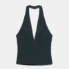 Top halter in crêpe Top halter in crêpe