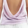 Top in maglia a maniche corte con schiena scoperta Top in maglia a maniche corte con schiena scoperta