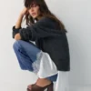 Zoccoli con zeppa effetto juta