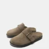 Zoccoli in pelle con fibbia Zoccoli in pelle con fibbia