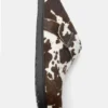 Zoccoli in pelle con stampa mucca STWD Zoccoli in pelle con stampa mucca STWD