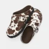 Zoccoli in pelle con stampa mucca STWD Zoccoli in pelle con stampa mucca STWD