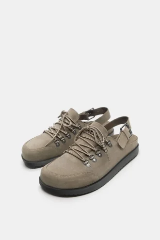Zoccoli stringati in pelle STWD Zoccoli stringati in pelle STWD